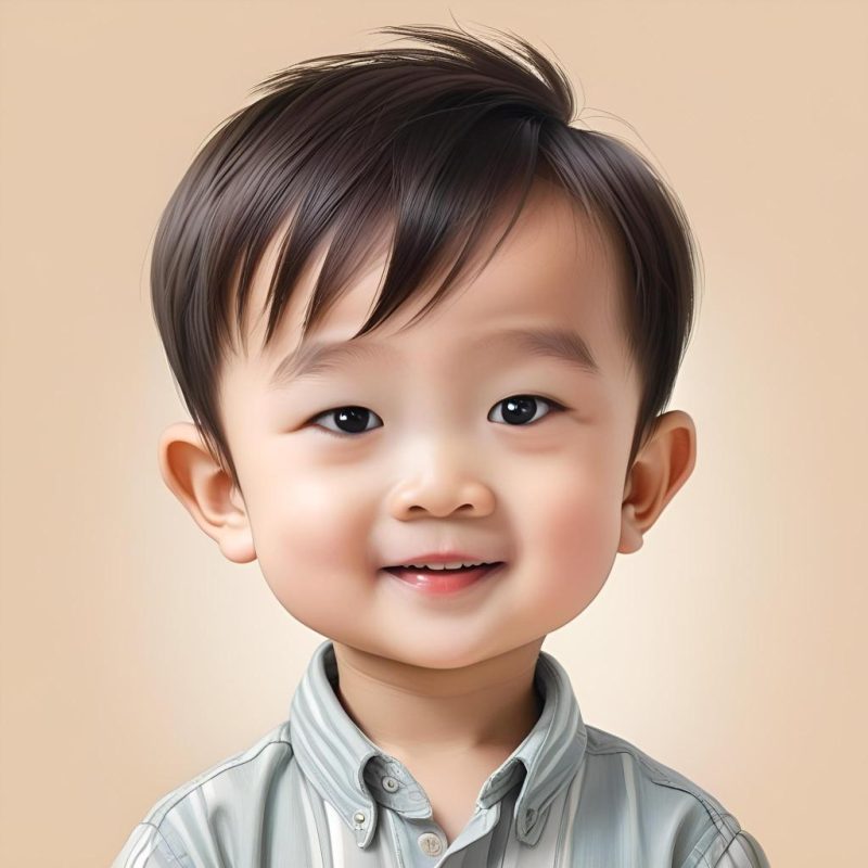 ai caricature of boy